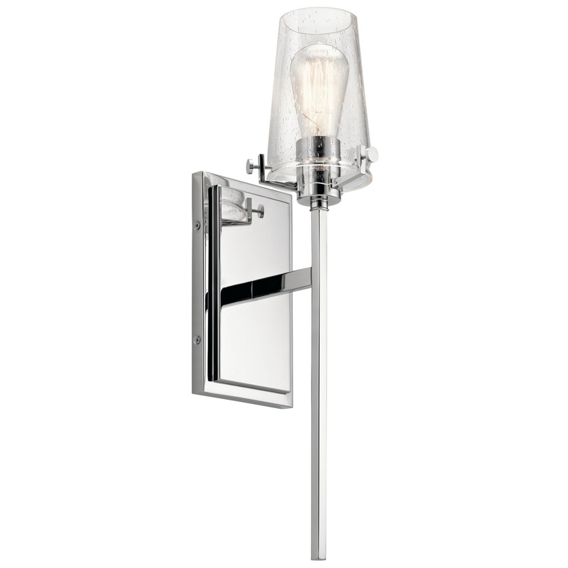Kichler 45295CH One Light Wall Sconce, Chrome