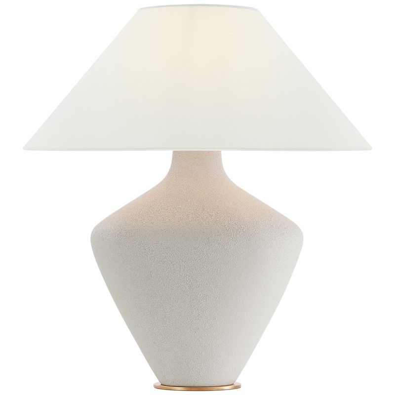 LED Table Lamp from the Rohs Collection in Porous White Finish by Visual Comfort Signature