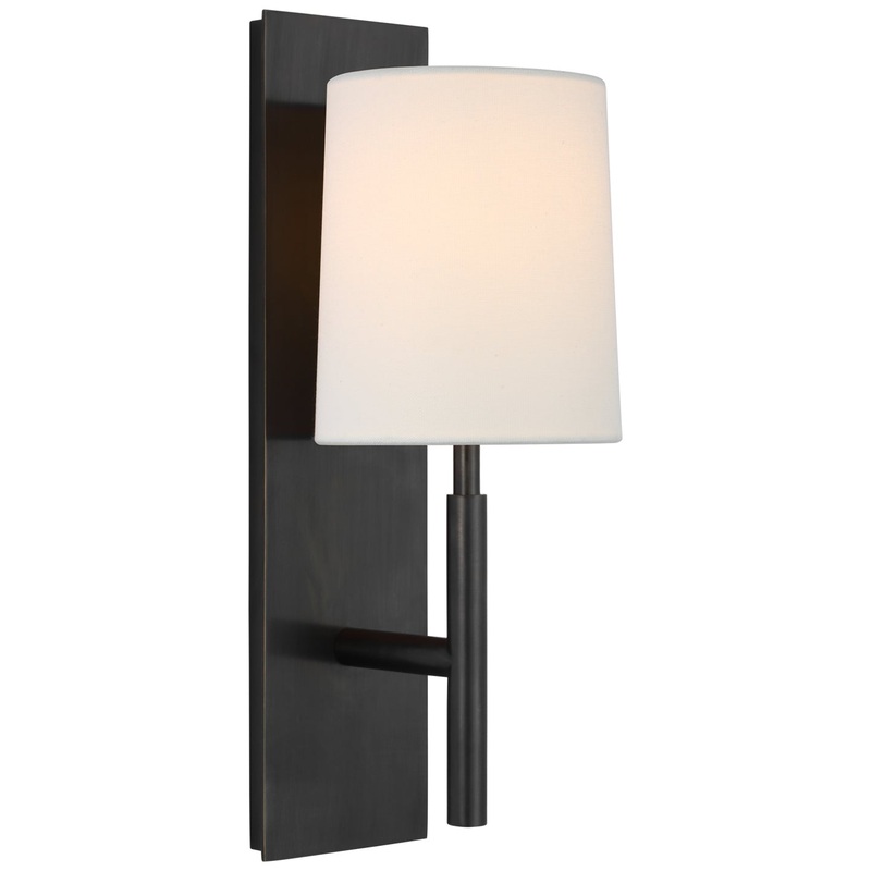 LED Wall Sconce from the Clarion Collection in Bronze Finish by Visual Comfort Signature