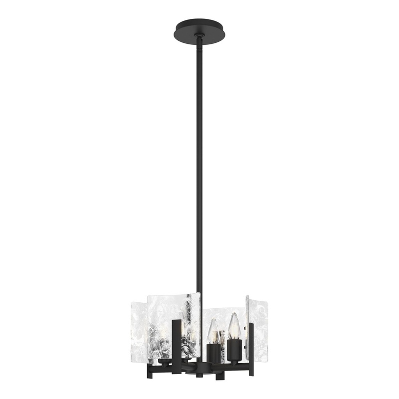 Arc 4-Light Semi-Flush/Pendant Black