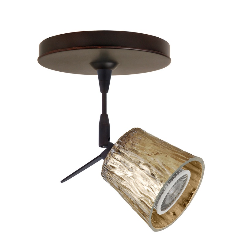 Besa 1SP-5145GF-LED-BR Nico One Light Spotlight Bronze (Discontinued)