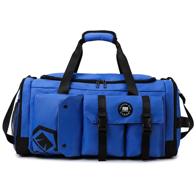 Blue Capacity Travel Duffel Bag – Unisex – Multi-Color – 56x29x27cm