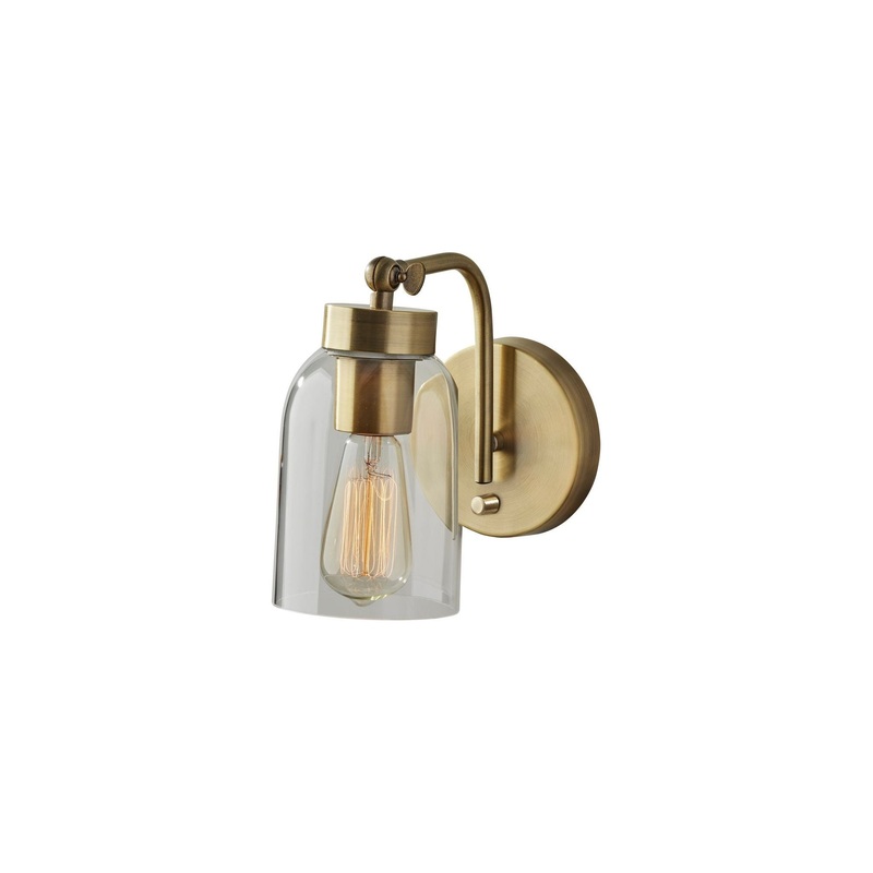 Bristol Wall Lamp Antique Brass