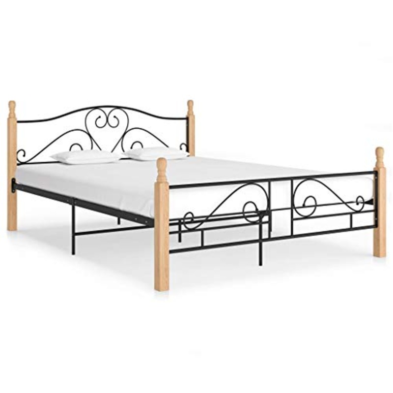 FAMIROSA Giroletto Nero in Metallo 140×200 cm-4942