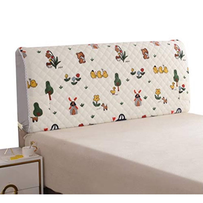 HDGZ Fodera Elastica Protezione Copertura per Testiera per Letto Copri Testata Letto Elastico all-Inclusive Coperchio Europeo Soft Cover Lavabile Testata Letto (Color : K, Size : 220 * 60cm)
