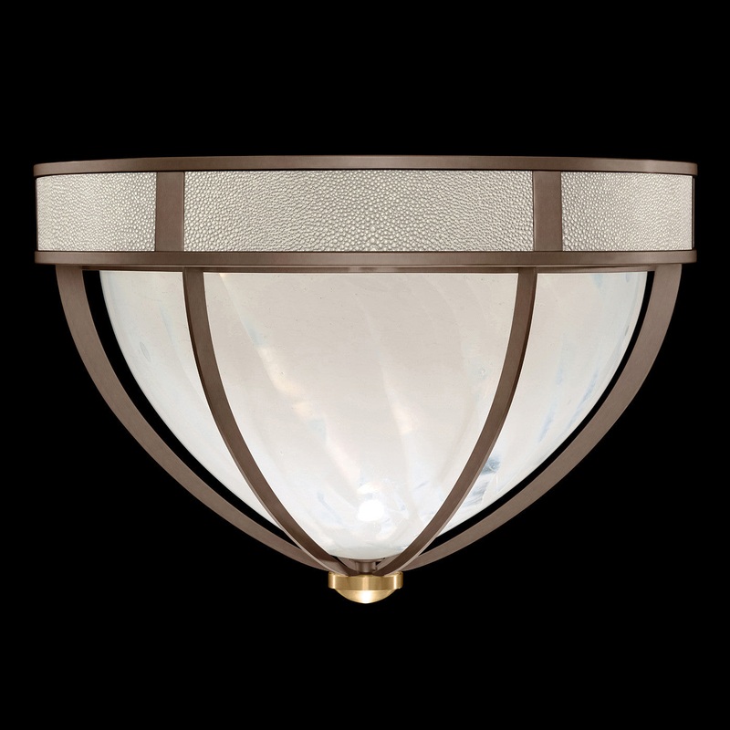 Mirage 18.75″W Round Flush Mount Bronze/Brass/Coco