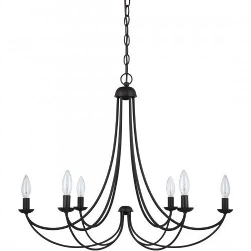 Quoizel MRN5006IB Mirren Chandelier imperial bronze 6lt Chandelier