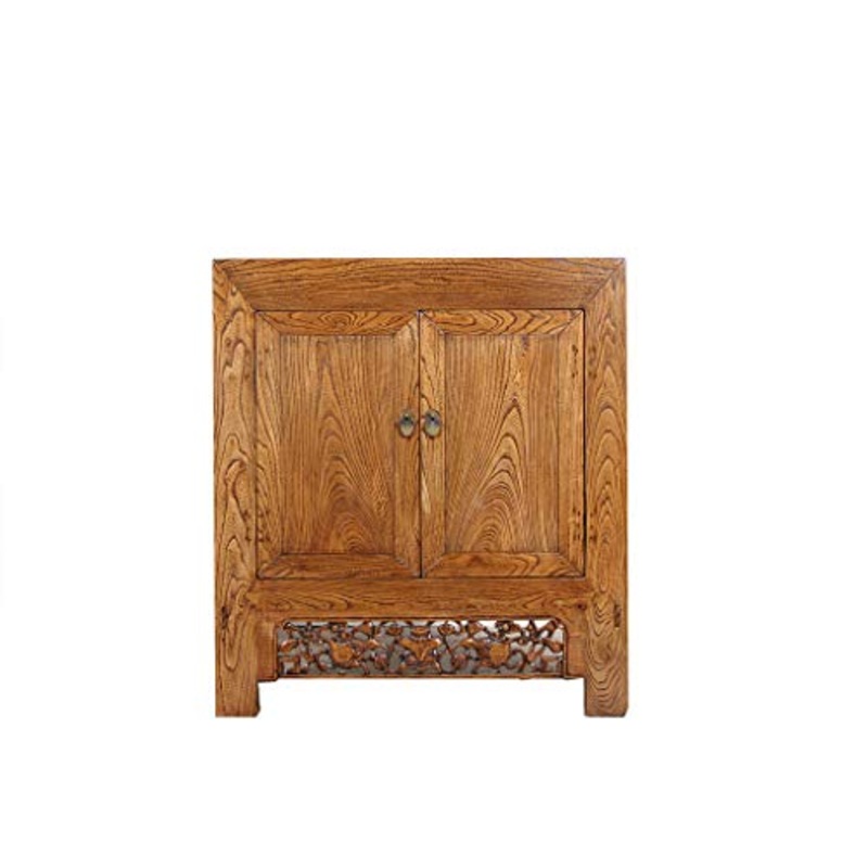 Yajutang Cassettiera cinese antico 2 porte marrone