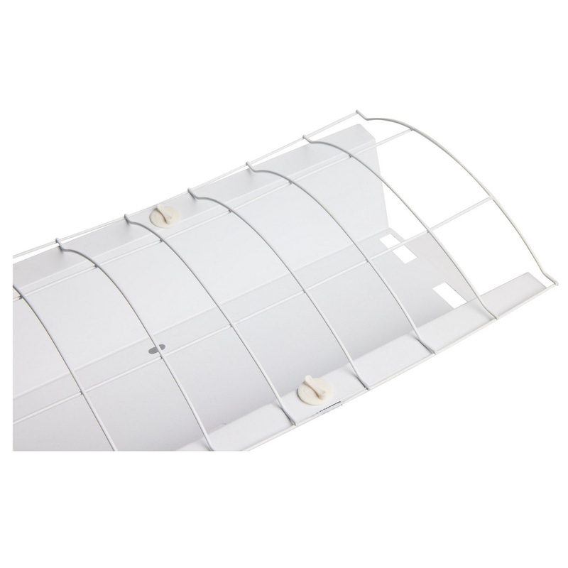 3′ Cambered Protective Cage in Steel Finish by Nuvo Lighting
