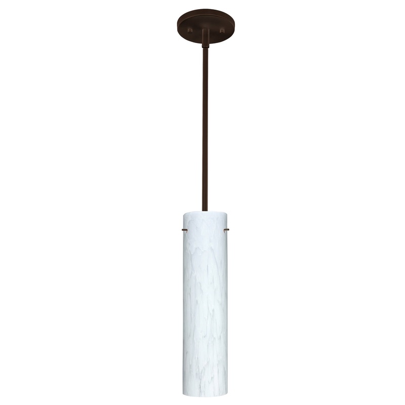Besa 1TT-722419-LED-BR Stilo One Light Pendant Bronze
