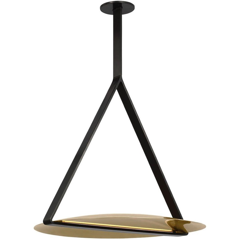 Cymbal X-Large Pendant Dark Bronze / Natural Brass