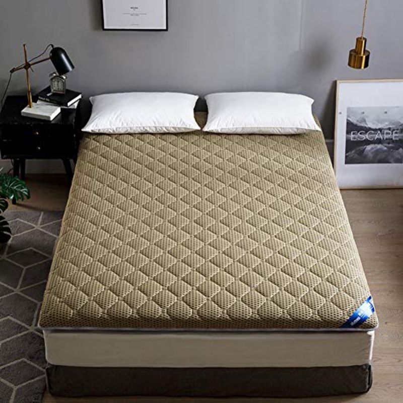 JR%L 4d Traspirabilit Tatami Stuoie, Casa Dormitorio Studente Single Thick Spugna Tappetino Giapponese Futo Dormire Bed Ground-c 120x195x4cm