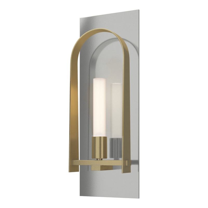 Triomphe 1-Light Sconce Sterling Modern Brass