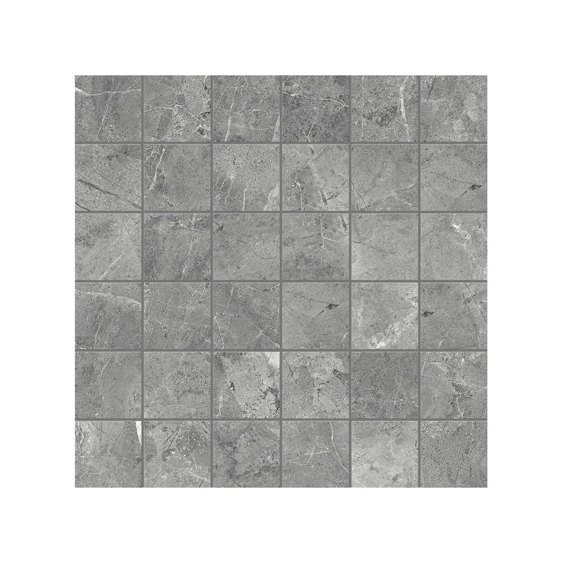 2″ x 2″ Regency Carbon Matte 36 Piece Porcelain Mosaics. 1 Sheet = 1.16 Sq. Ft. (63-512) 2″ x