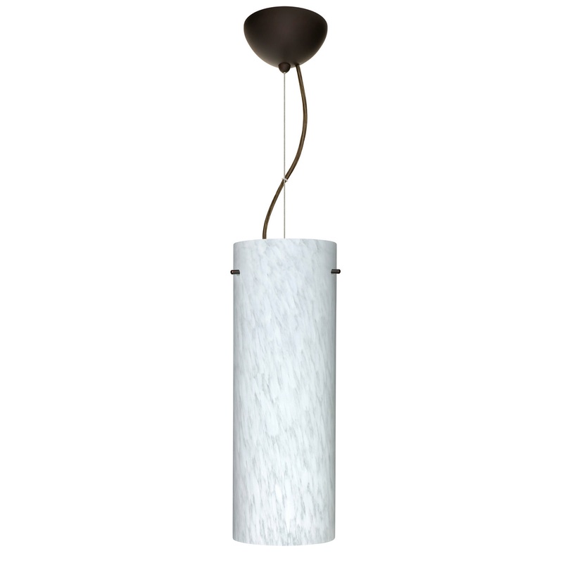Besa 1KX-412819-LED-BR Tondo One Light Pendant Bronze
