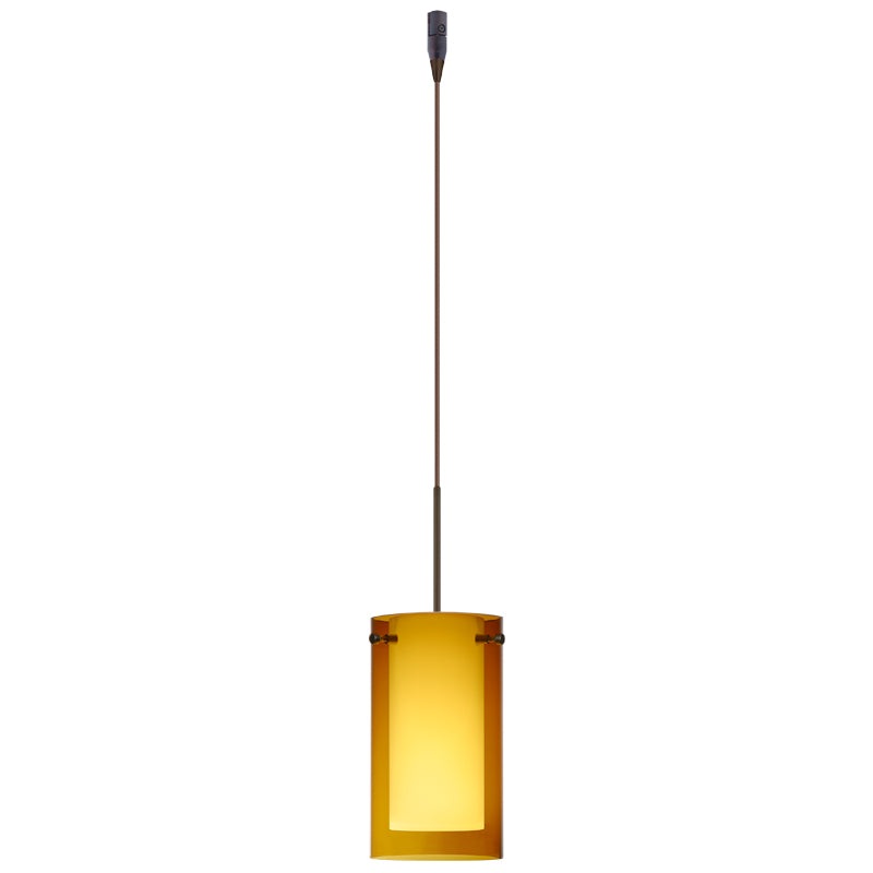 Besa RXP-G44007-BR Pahu One Light Pendant Bronze