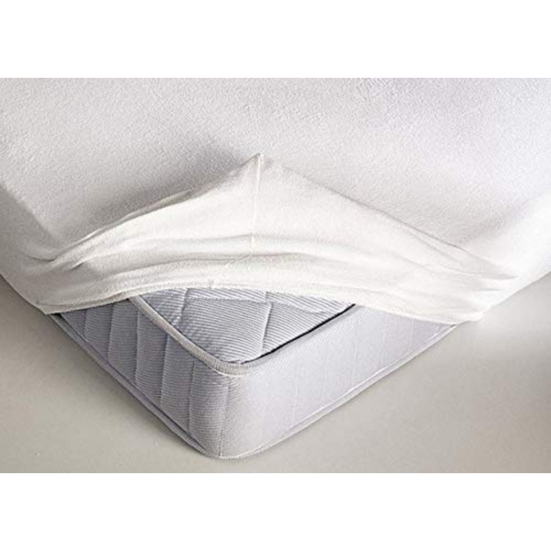 BIANCHERIAWEB Coprimaterasso con Maxi Angoli Elasticizzati Modello Quick Liscio Matrimoniale Quick