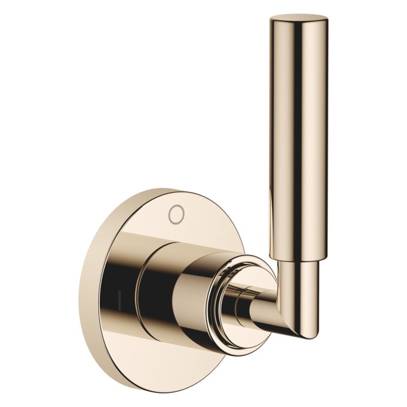 Diverter Trim TARA Wall Mount Concealed Two-Way with Shut-Off Function Champagne 1 Lever ADA