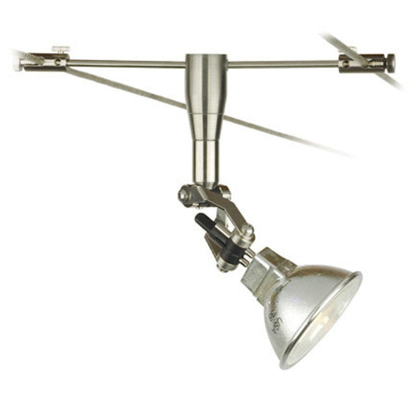Head for Cable Light in Satin Nickel Finish by Stone Lighting