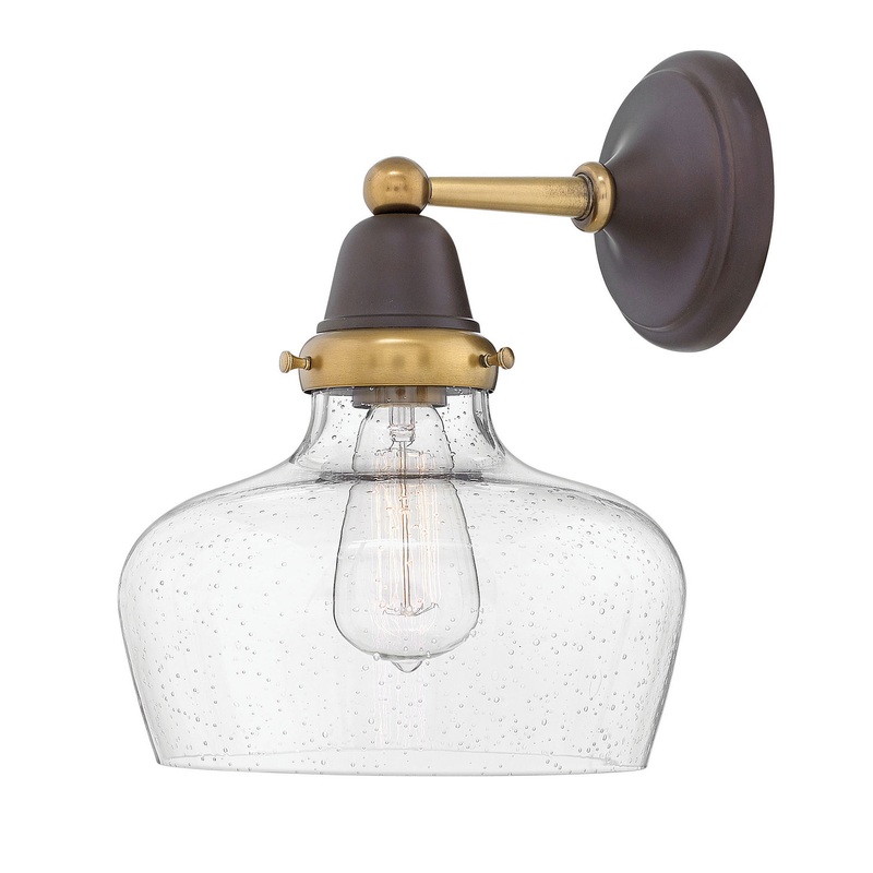 LED Wall Sconce from the Academy Collection in Oil Rubbed Bronze Finish by Hinkley