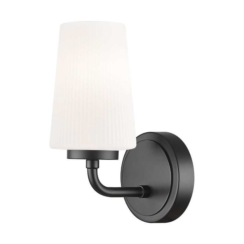 Montford 1-Light Wall Sconce Matte Black