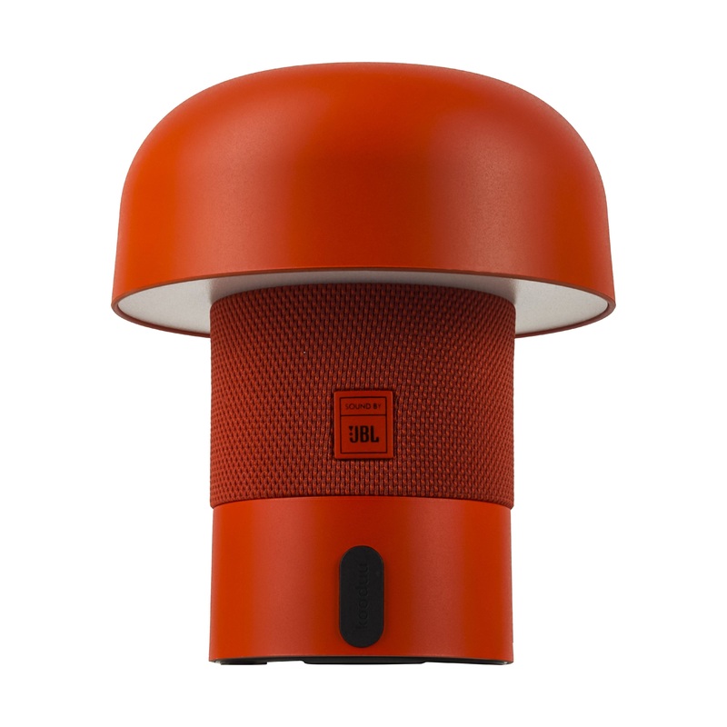 Sensa Play Mini Rechargeable Indoor/Outdoor Speaker Lamp Red/Orange