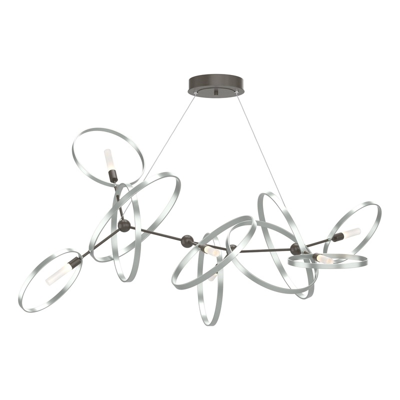 Celesse Pendant Dark Smoke Vintage Platinum