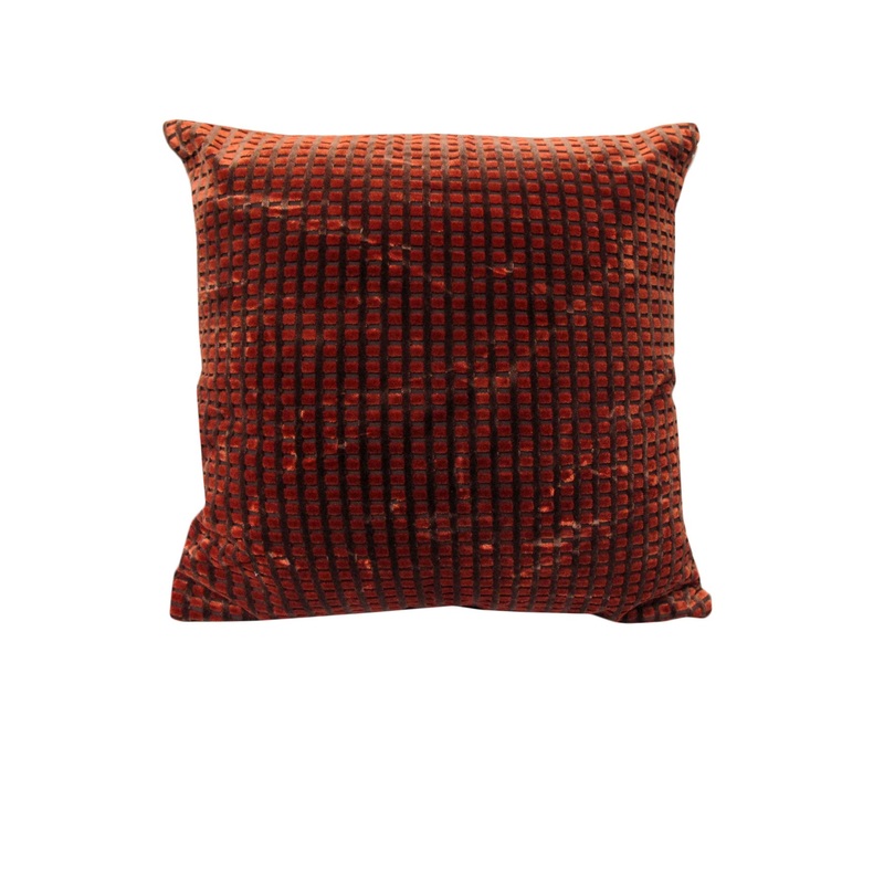 Rapee Pixel Texture Cushion Cover – Orange 43 x 43 cm