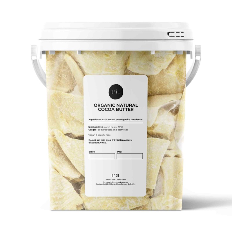 600g Organic Cocoa Butter Tub – Raw Natural Food Grade Chunks Skin DIY Cream