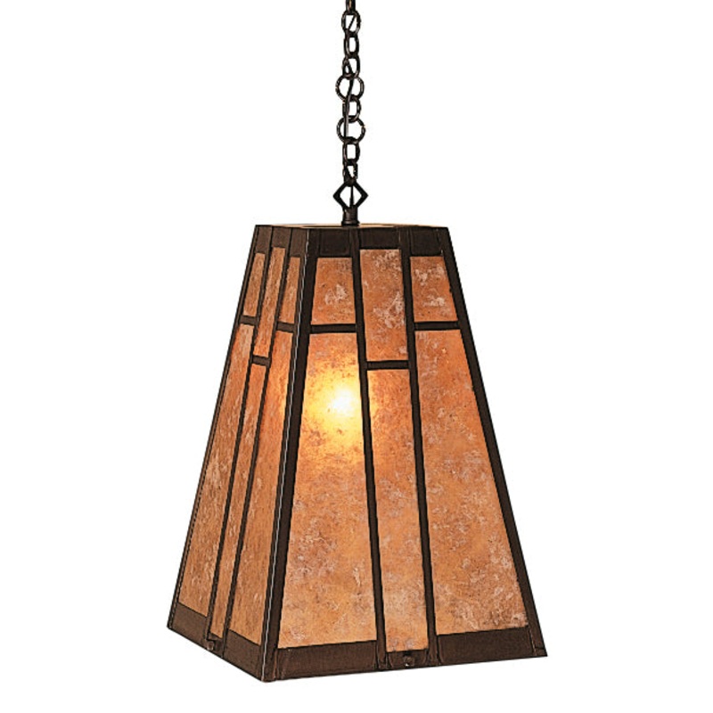 Arroyo AH-12AM-BZ Asheville One Light Pendant Bronze