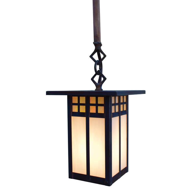 Arroyo GSH-6LGWC-RC Glasgow One Light Pendant Raw Copper