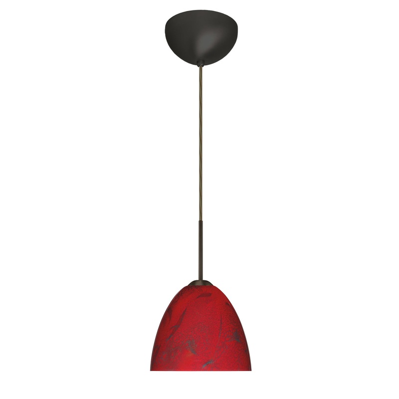 Besa 1BC-7572MA-MED-BR Sasha One Light Pendant Bronze (Discontinued)