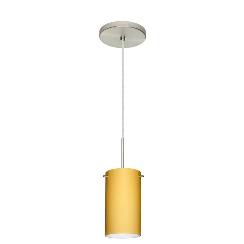 Besa 1BT-4404VM-HAL-SN Stilo One Light Pendant Satin Nickel (Discontinued)