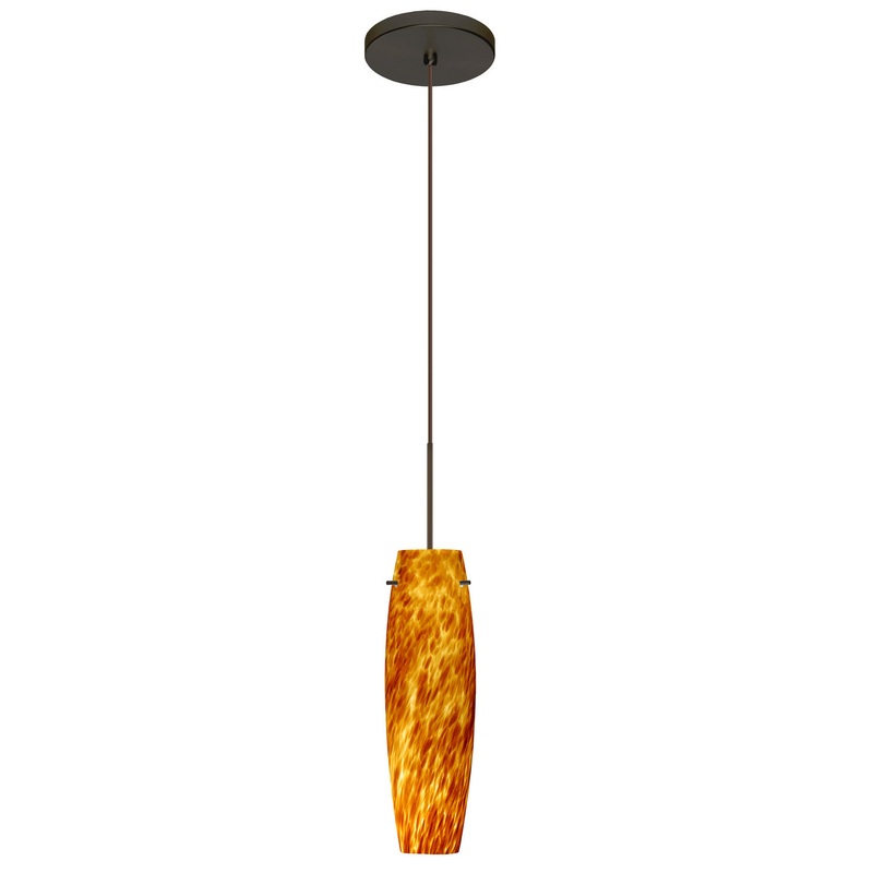 Besa 1XT-412118-LED-BR Tu Tu One Light Pendant Bronze