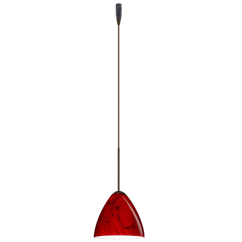 Besa RXP-1779MA-BR Mia One Light Pendant Bronze