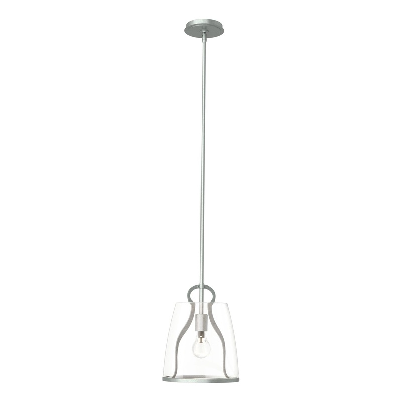 Caliper Pendant Vintage Platinum Clear Glass (ZM)
