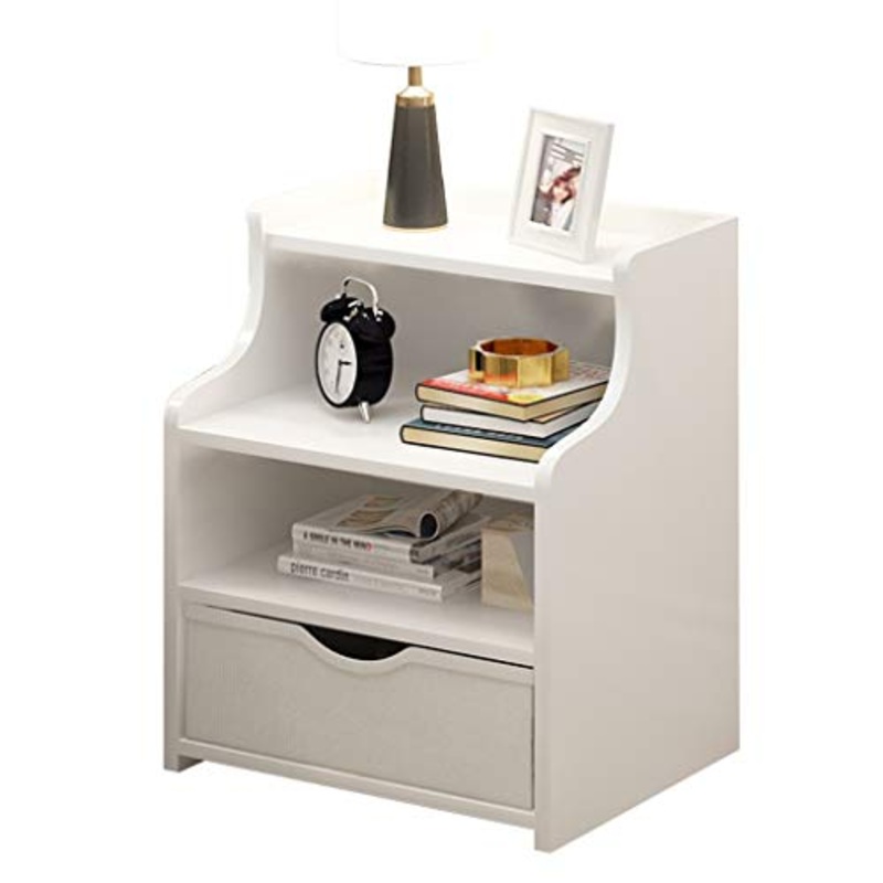 Comodini Decorazione Addensare Household Living Room Assemblea Studio Corridoio di pompaggio Camera da Terra Storage Box Multifunzione Locker MUMUJIN (Color : White)