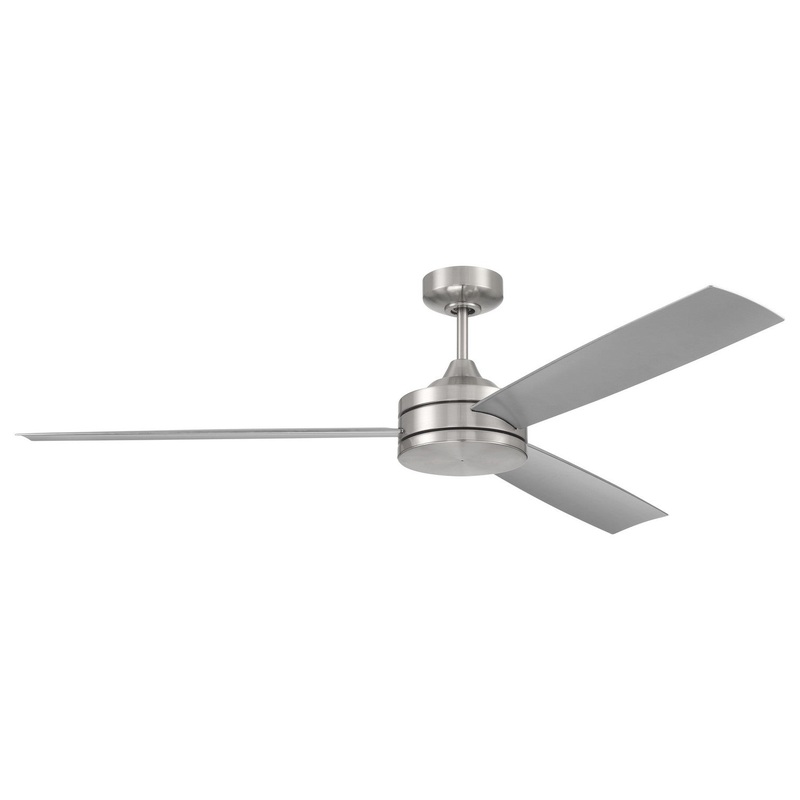 Craftmade INS62BNK3 Inspo 62 62″Ceiling Fan Brushed Polished Nickel