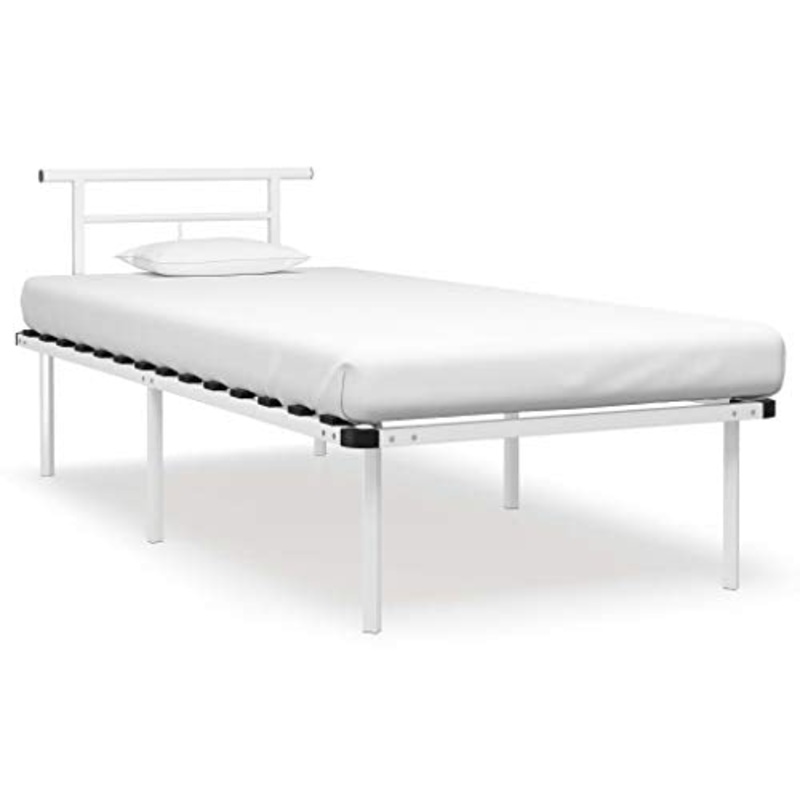 FAMIROSA Giroletto Giroletto Bianco in Metallo 90×200 cm-4821