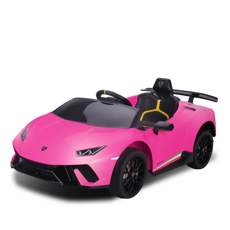 Kahuna Lamborghini Performante Kids Electric Ride On Car Remote Control by Kahuna – Pink