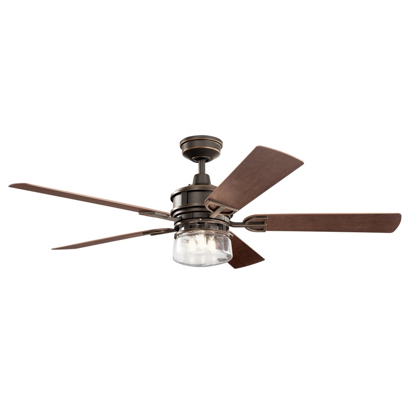 Kichler 310240OZ 60″ Ceiling Fan, Olde Bronze