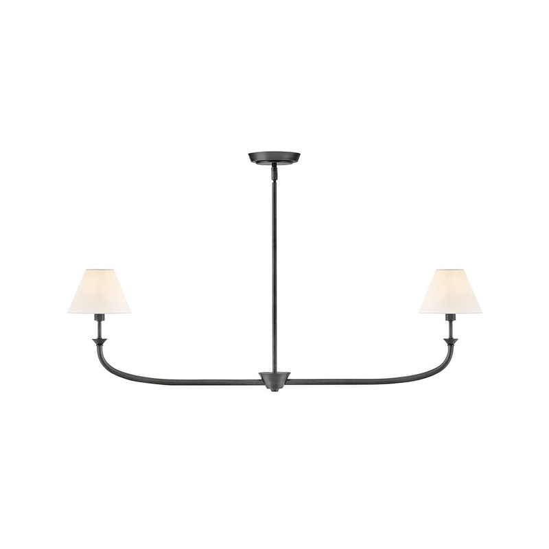 LED Linear from the Greta Collection in Blackened Brass Finish by Hinkley