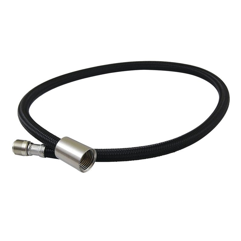 LSSPRHOSE298 29-Inch Braided Pull Down Kitchen Faucet Spray Hose, Brushed Nickel