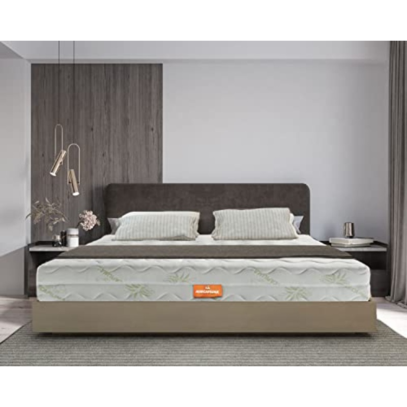 Marcapiuma – Materasso Singolo Memory 80×200 alto 22 cm – RAINBOW – Grado Rigidit H2 Medio Dispositivo Medico effetto massaggio Relax Rivestimento Sfoderabile Aloe Vera Antiacaro Made in Italy