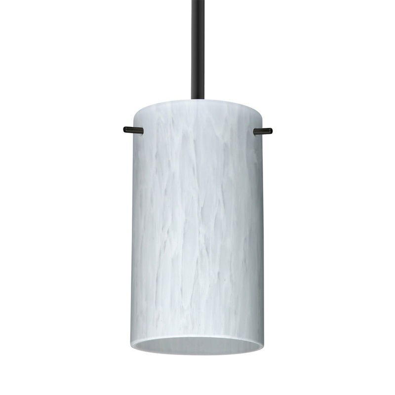 Besa 1TT-440419-LED-BK Besa Stilo 7 Stem Pendant LED Pendant Black
