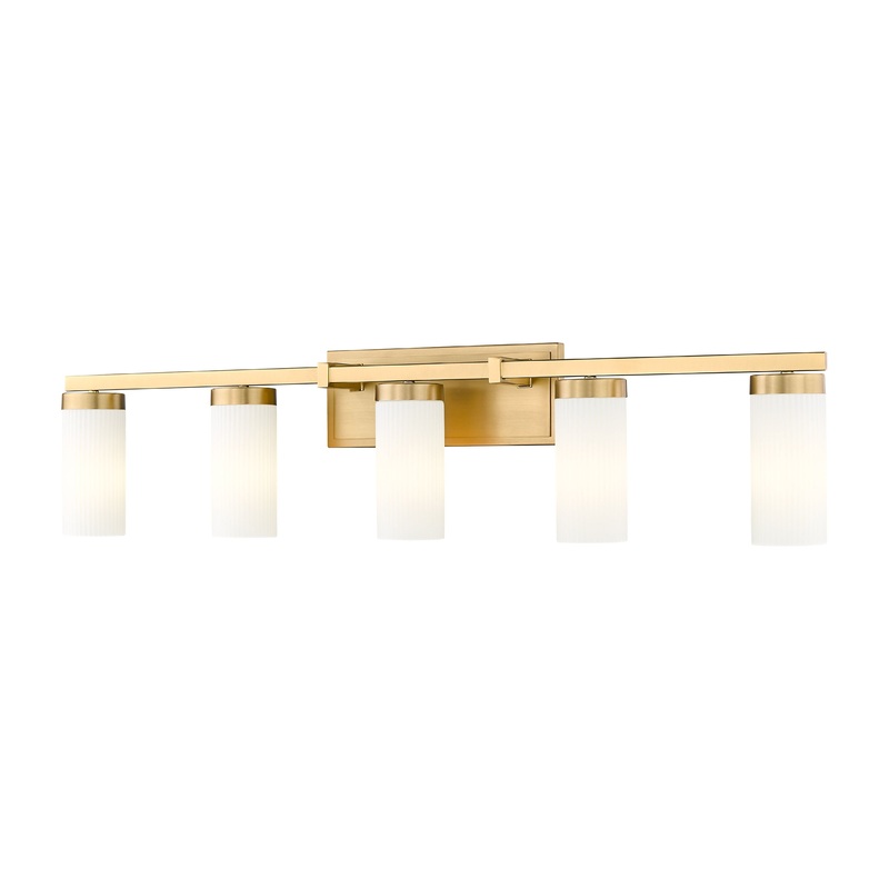 Danica 5-Light Vanity Modern Gold