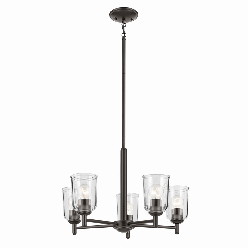 Five Light Chandelier from the Shailene Collection in Olde Bronze Finish by Kichler