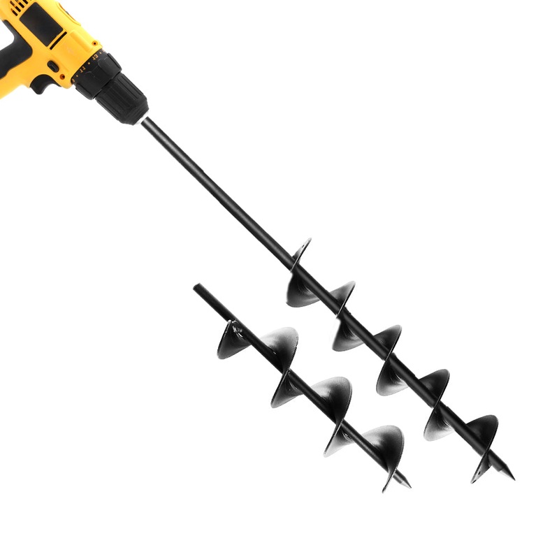 Giantz Power Garden Spiral Auger Hole Digger Earth Drill Bit 75×300 & 600mm