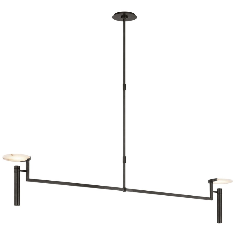 LED Chandelier from the Melange Collection in Bronze Finish by Visual Comfort Signature