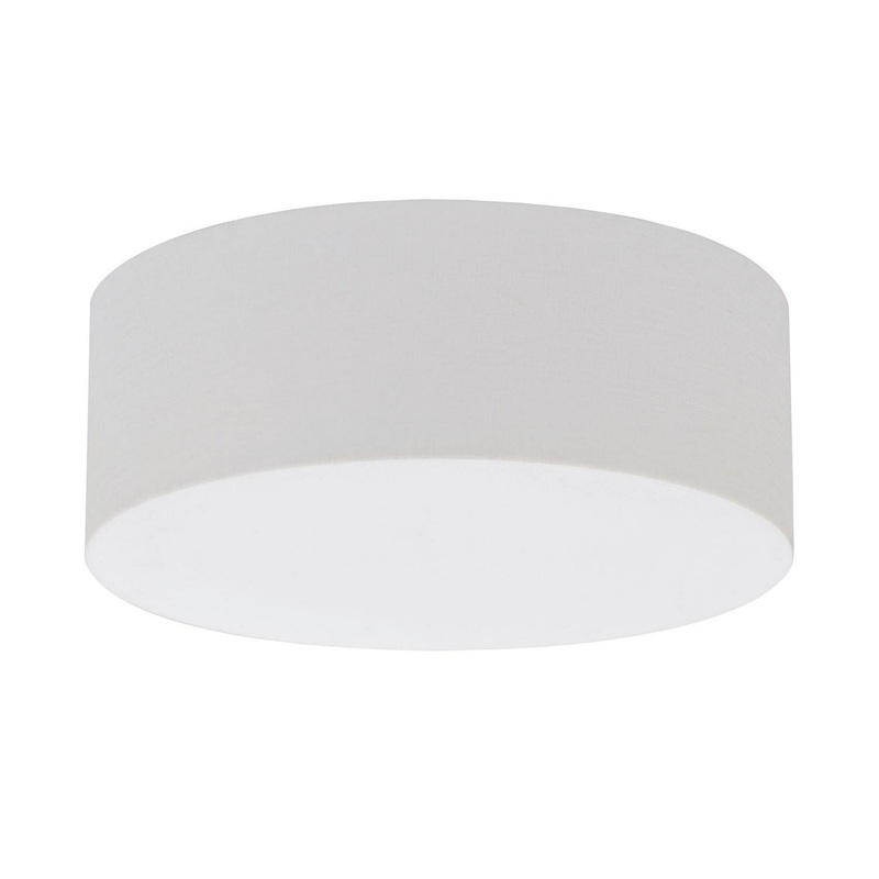 LED Flush Mount from the Anton Collection in Linen White Finish by AFX Lighting